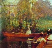John Singer Sargent A Boating Party oil on canvas
